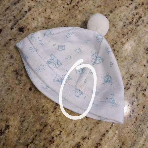 Build A Bear?? Unbranded Baby Hat white blue - Picture 3 of 6